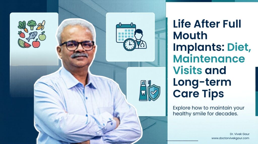 Full mouth dental implants treatment