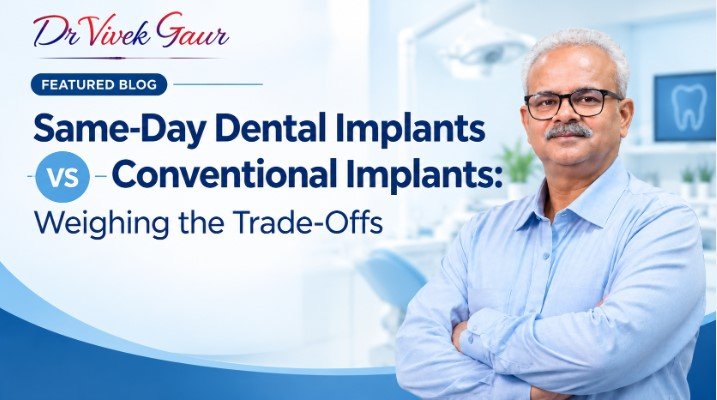 Same-day dental implants vs conventional dental implants